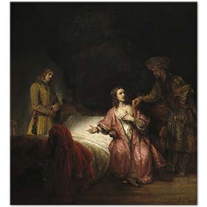 Joseph Accused by Potiphar's Wife by Rembrandt