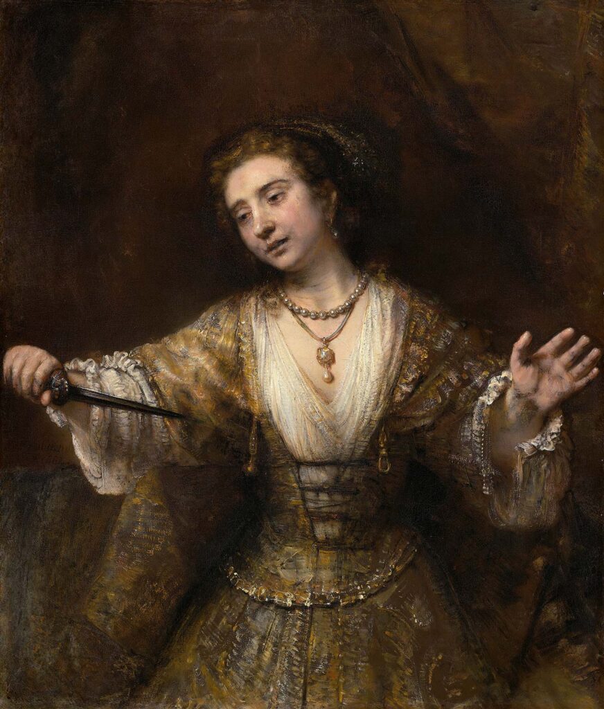 Lucretia by Rembrandt van Rijn