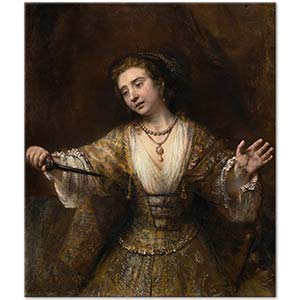 Lucretia by Rembrandt van Rijn