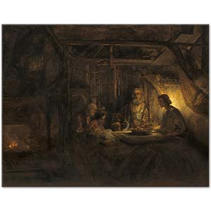 Philemon and Baucis by Rembrandt van Rijn