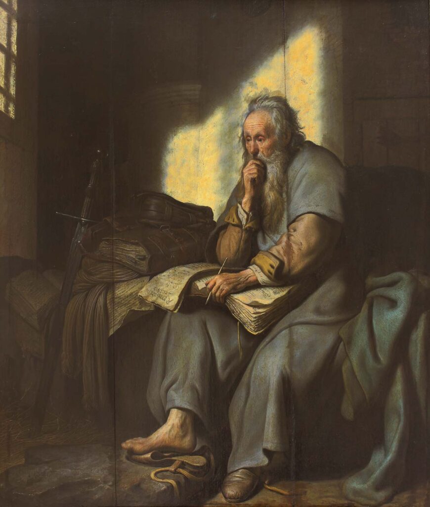 Saint Paul in Prison by Rembrandt van Rijn