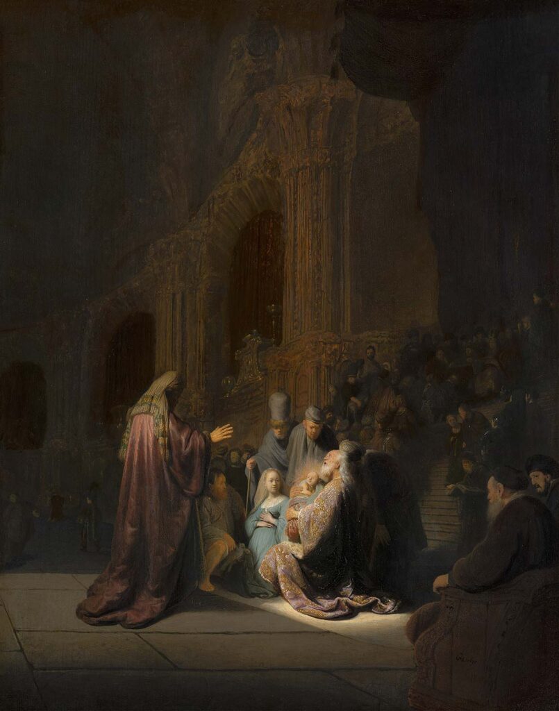 Simeon's Song of Praise by Rembrandt van Rijn