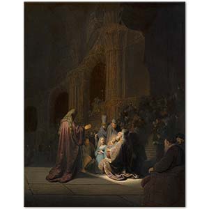 Simeon's Song of Praise by Rembrandt van Rijn