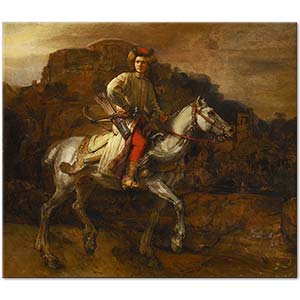 The Polish Rider by Rembrandt van Rijn