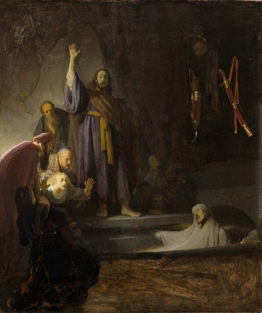 The Raising of Lazarus by Rembrandt van Rijn