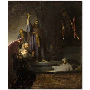The Raising of Lazarus by Rembrandt van Rijn