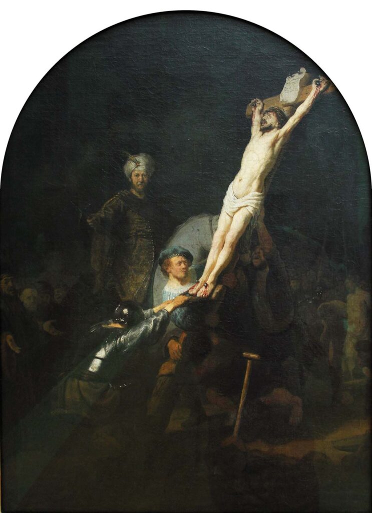 The Raising of the Cross by Rembrandt van Rijn