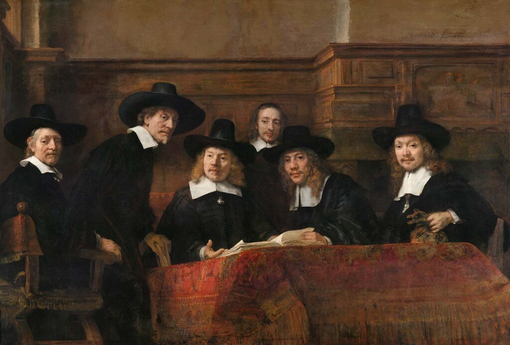 The Syndics by Rembrandt van Rijn