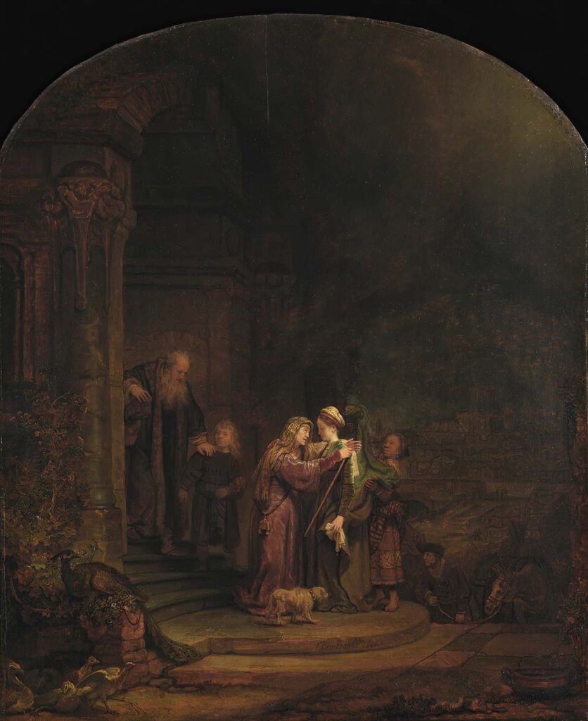 The Visitation by Rembrandt van Rijn