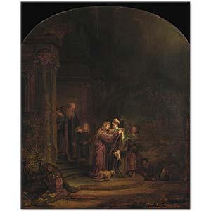 The Visitation by Rembrandt van Rijn