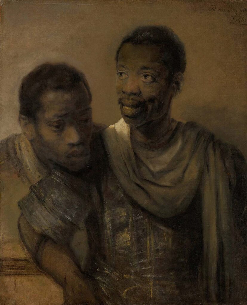 Two African Men by Rembrandt van Rijn