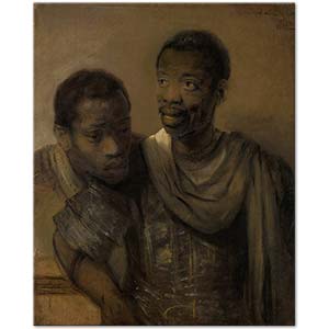 Two African Men by Rembrandt van Rijn