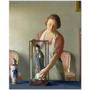 The Figurine by William McGregor Paxton