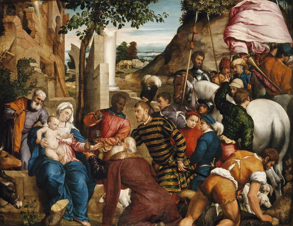 The Adoration of the Kings by Jacopo Bassano