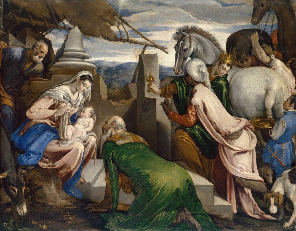 The Adoration of the Magi by Jacopo Bassano