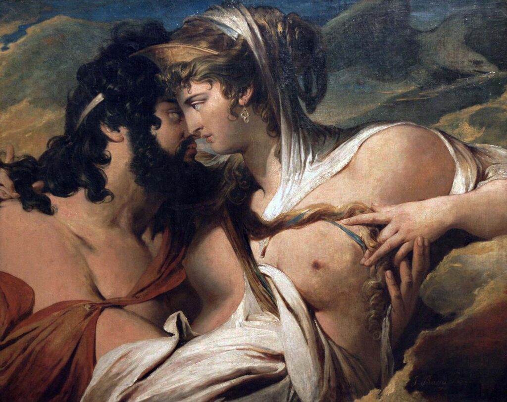 Jupiter and Juno on Mount Ida by James Barry