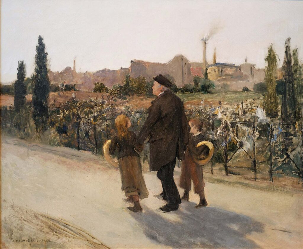 All Souls' Day by Jules Bastien-Lepage