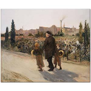 All Souls' Day by Jules Bastien-Lepage