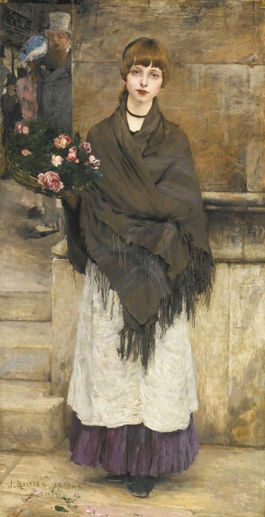 Flower Seller in London by Jules Bastien-Lepage