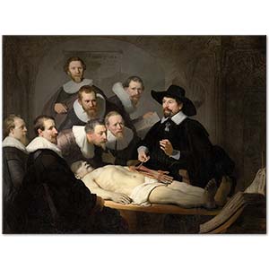 The Anatomy Lesson of Dr Nicolaes Tulp by Rembrandt