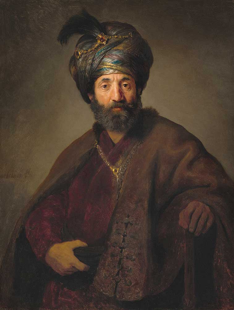 Man in Oriental Costume by Rembrandt van Rijn