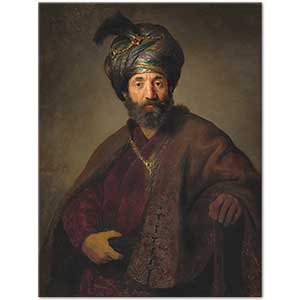 Man in Oriental Costume by Rembrandt van Rijn