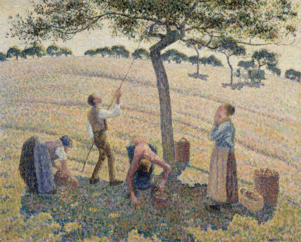 Apple Harvest by Camille Pissarro