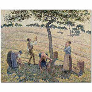 Apple Harvest by Camille Pissarro