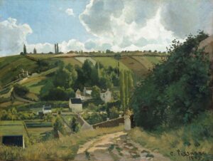 Jalais Hill, Pontoise by Camille Pissarro | Kalligone