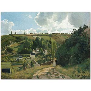 Jalais Hill, Pontoise by Camille Pissarro