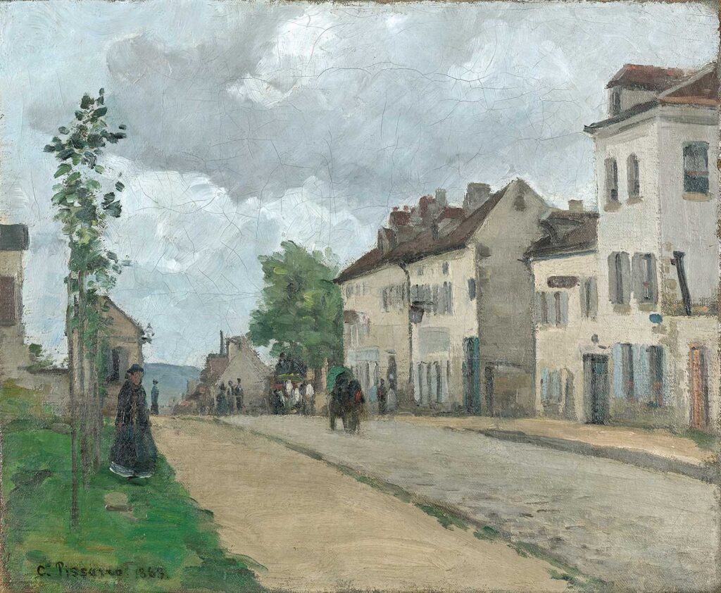 Rue de Gisors by Camille Pissarro