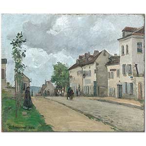 Rue de Gisors by Camille Pissarro