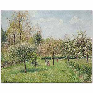 Spring at Eragny by Camille Pissarro