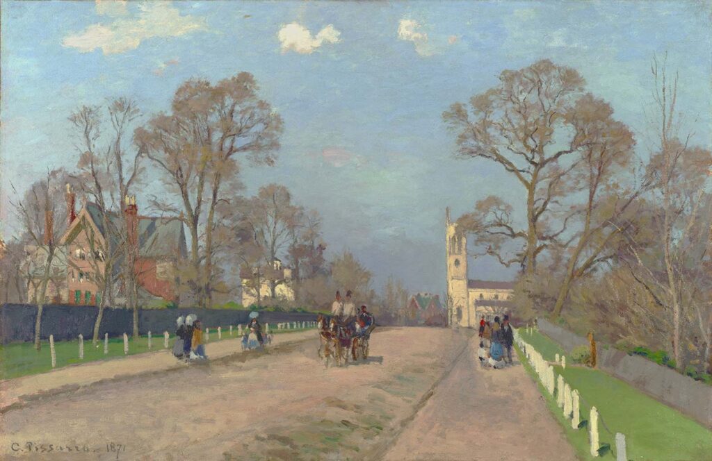 The Avenue Sydenham by Camille Pissarro