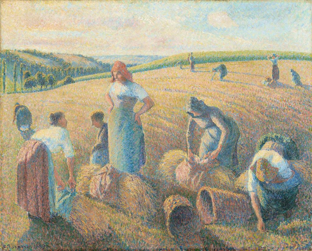 The Gleaners (Les Glaneuses) by Camille Pissarro