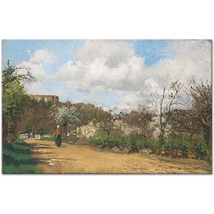 View from Louveciennes by Camille Pissarro