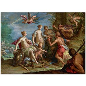 The Judgment of Paris by Hans von Aachen