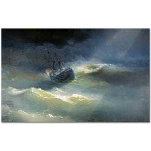 The Mary Caught in a Storm by Ivan Aivazovsky