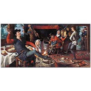 The Egg Dance by Pieter Aertsen