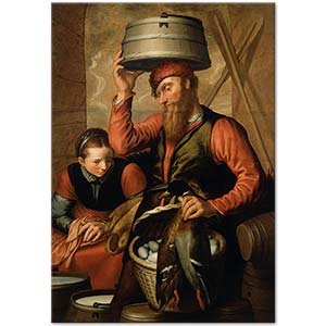 Trader in Game by Pieter Aertsen