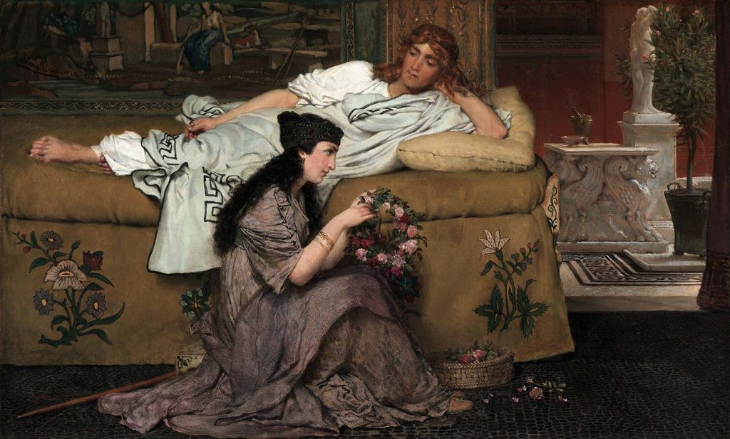 Glaucus and Nydia by Sir Lawrence Alma-Tadema