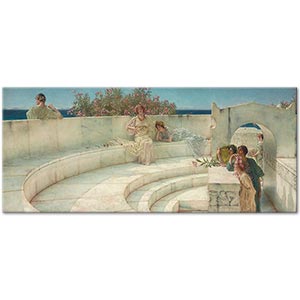 Under the Roof Of Blue Ionian Weather by Sir Lawrence Alma-Tadema