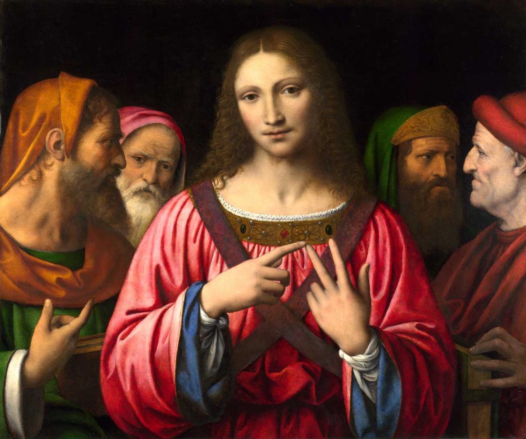 Christ Among the Doctors by Bernardino Luini
