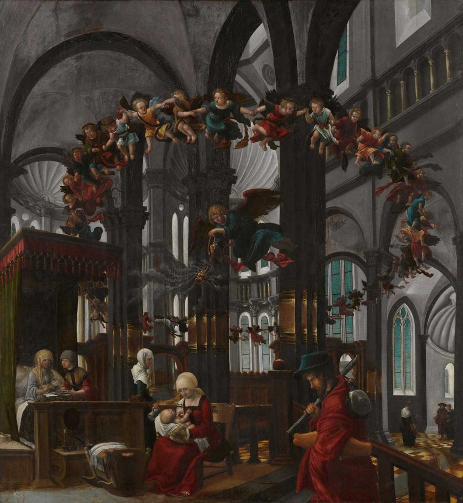 The Birth of the Virgin by Albrecht Altdorfer