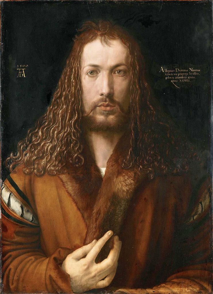 Self Portrait at the Age of Twenty Eight by Albrecht Dürer