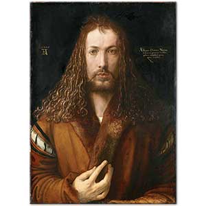 Self Portrait at the Age of Twenty Eight by Albrecht Dürer