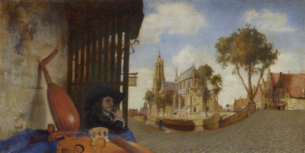 A View of Delft by Carel Fabritius