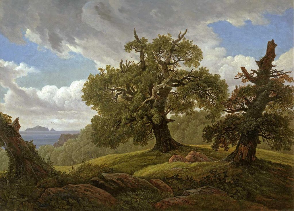 Memory of a Wooded Island in the Baltic Sea by Carl Gustav Carus