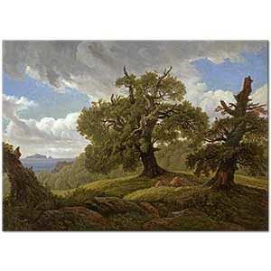 Memory of a Wooded Island in the Baltic Sea by Carl Gustav Carus