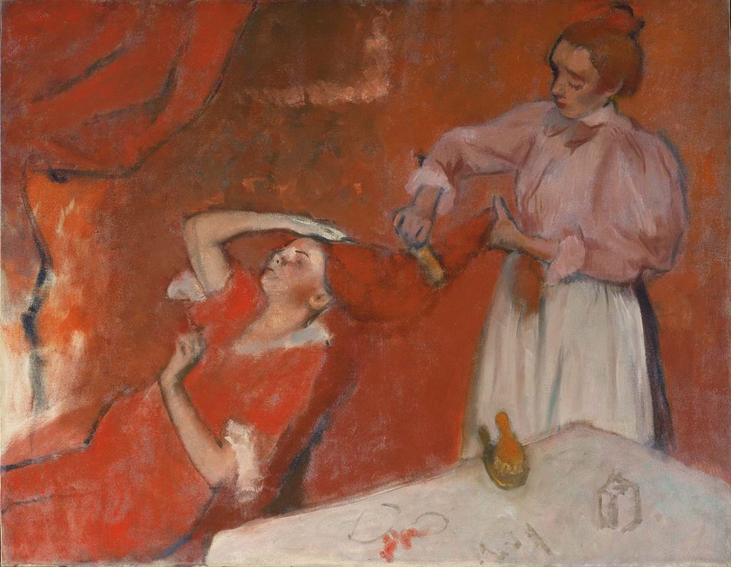 Combing the Hair ('La Coiffure') by Edgar Degas